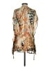 Development 100% Silk Gold Sleeveless Silk Top Size 2 - photo 2
