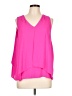 Cremieux 100% Polyester Pink Sleeveless Blouse Size L - photo 1