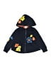 Boboli Hearts Blue Zip Up Hoodie Size 4 - photo 1