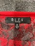 B.l.e.u. 100% Polyester Red 3/4 Sleeve Top Size 2X - photo 7