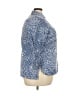 Foxcroft 100% Cotton Print Blue 3/4 Sleeve Button-Down Shirt Size 18 - photo 4