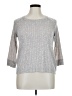 Bobeau Silver 3/4 Sleeve T-Shirt Size XL - photo 1