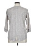 Bobeau Silver 3/4 Sleeve T-Shirt Size XL - photo 2