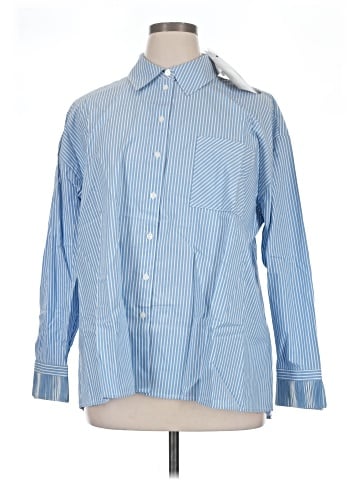 Attitudes by Renee Long Sleeve Button-Down Shirt (view 1)