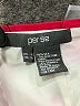 Per Se Print Red Silk Skirt Size 8 - photo 4