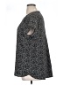 Pleione Black Short Sleeve Top Size XL - photo 5
