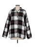 Pulse 100% Polyester Plaid Gray Coat Size M - photo 1