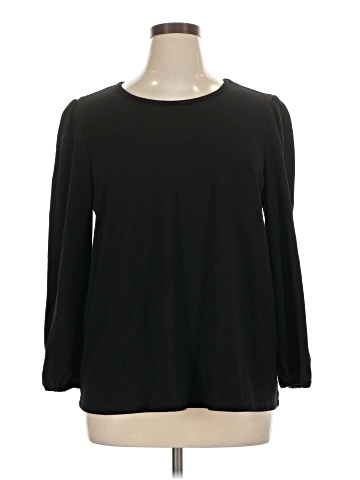 AK Anne Klein Long Sleeve Top (view 1)