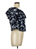 Papaya 100% Polyester Blue Short Sleeve Blouse Size L - photo 4
