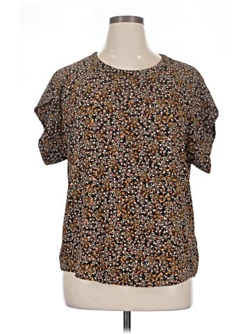 Logo Layers Short Sleeve Blouse (view 1)