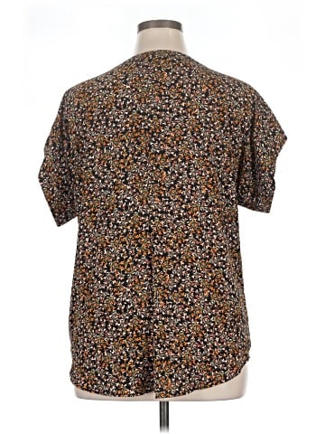 Logo Layers Short Sleeve Blouse (view 2)