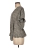 Sienna Sky 100% Polyester Gray Short Sleeve Blouse Size M - photo 5