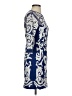 ASOS 100% Polyester Paisley Blue Cocktail Dress Size 4 - photo 4