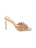 so Me 100% Polyurethane Solid Snake Print Tan Sandals Size 8 1/2 - photo 1