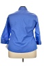 Foxcroft Blue 3/4 Sleeve Button-Down Shirt Size 18 - photo 2