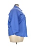 Foxcroft Blue 3/4 Sleeve Button-Down Shirt Size 18 - photo 4