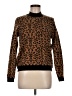 Vero Moda Animal Print Brown Turtleneck Sweater Size M - photo 1