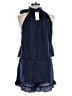 Sugar Lips 100% Polyester Solid Blue Romper Size L - photo 2