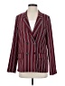 Re:named 100% Polyester Stripes Burgundy Blazer Size S - photo 1