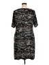 Connected Apparel Tweed Black Casual Dress Size 14 - photo 2
