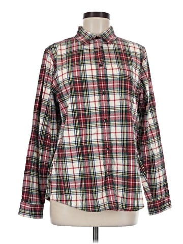 L.L.Bean Long Sleeve Button-Down Shirt (view 1)