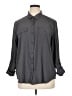 Eddie Bauer Solid Gray 3/4 Sleeve Blouse Size XL - photo 1