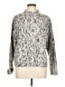 Vince. Animal Print Gray Wool Pullover Sweater Size L - photo 1