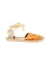 J.Crew Tweed Floral Solid Orange Yellow Flats Size 8 - photo 1