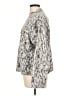 Vince. Animal Print Gray Wool Pullover Sweater Size L - photo 5