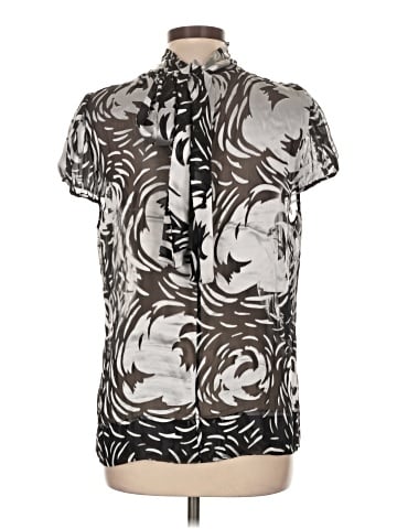 BCBGMAXAZRIA Short Sleeve Blouse (view 2)
