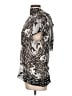 BCBGMAXAZRIA Silver Short Sleeve Blouse Size L - photo 5