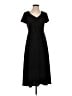 Max Studio Solid Black Casual Dress Size S - photo 1