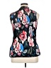DKNY 100% Polyester Black Sleeveless Blouse Size XL - photo 2