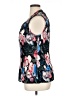 DKNY 100% Polyester Black Sleeveless Blouse Size XL - photo 5