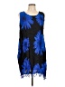 InGear 100% Rayon Blue Casual Dress Size L - photo 1