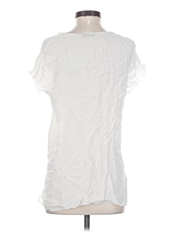 Love Token Short Sleeve Silk Top (view 2)