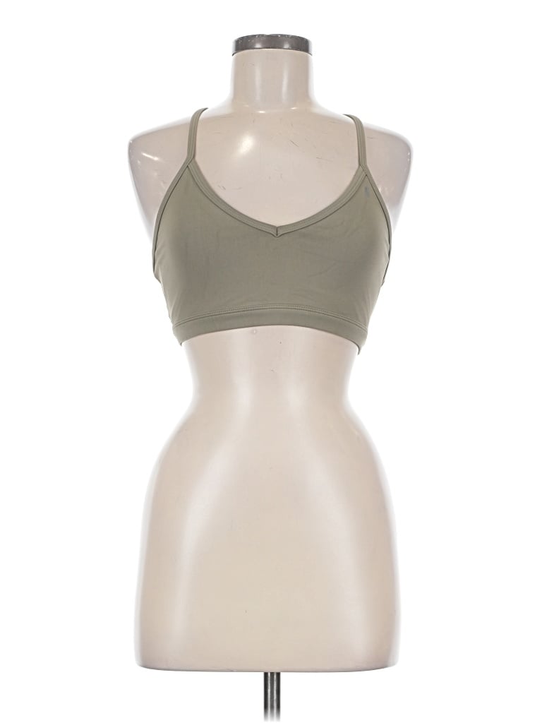 Pre-owned Nobull Tank Top Tan Halter Neckline Tops