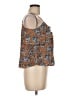 Topshop 100% Polyester Orange Sleeveless Blouse Size 6 - photo 4