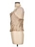 Zara Tan Sleeveless Blouse Size L - photo 5