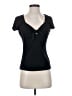 Unique Vintage Black Short Sleeve Henley Size XS - photo 1