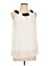 Iz Byer 100% Polyester Ivory Sleeveless Blouse Size L - photo 1
