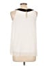 Iz Byer 100% Polyester Ivory Sleeveless Blouse Size L - photo 2