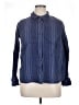 L.L.Bean Blue Long Sleeve Button-Down Shirt Size 1X - photo 1