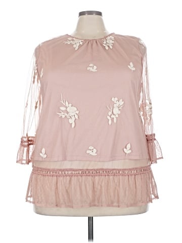 Suzanne Betro 3/4 Sleeve Blouse (view 1)