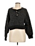 Victoria's Secret Animal Print Black Pullover Sweater Size M - photo 1