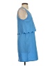 Everly 100% Polyester Solid Blue Casual Dress Size S - photo 4