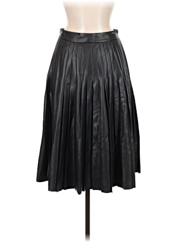 Rebecca Taylor Faux Leather Skirt (view 2)