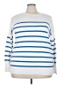 Caslon Stripes White Pullover Sweater Size XXL - photo 1