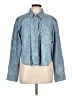 Veronica Beard 100% Cotton Blue Long Sleeve Button-Down Shirt Size L - photo 1