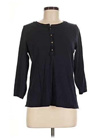 Talbots 3/4 Sleeve Button-Down Shirt (view 1)